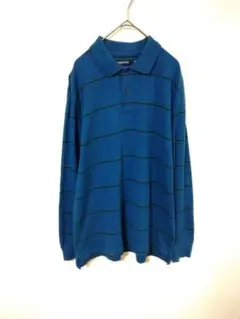 Y2K　2000年代　ノーティカ　ポロシャツ　メンズL相当　デサント取扱　ロゴ