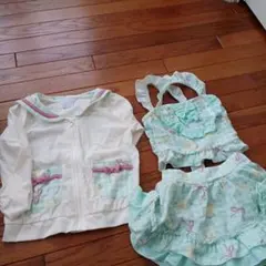 axes femme kids セパレート水着セット 女の子用