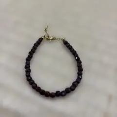 天然石 ガーネット ブレスレット