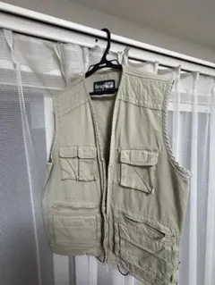Brugi フィッシングベスト ベージュ M
