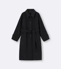 GU コージーメルトンバルマカーンコート　黒　S