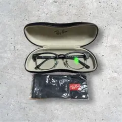 Ray-Ban クラブマスター メガネ マットブラック ケース付き
