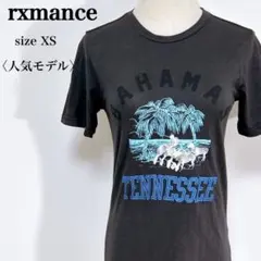 ロマンス ロゴ＆プリント柄 綿100% 細身シルエット 半袖 Tシャツ XSのサムネイル