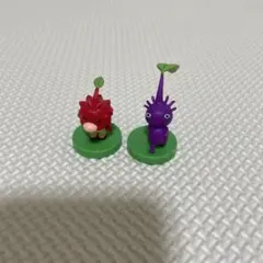 未使用 チョコエッグ ピクミン シークレット 紫ピクミン 謎の葉っぱ人