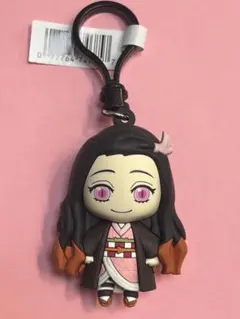 海外正規品新品　鬼滅の刃　バッグクリップ　フィギュア　キーホルダー　竈門禰豆子