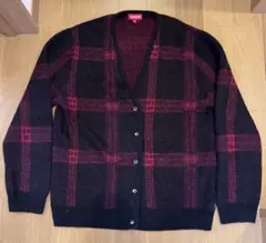 美品　Supreme Plaid Mohair Cardigan XLのサムネイル