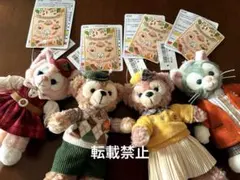 大幅値下げ★ぬいぐるみバッジ4個★オータムストーリーブック　タグ付き★リーナベル