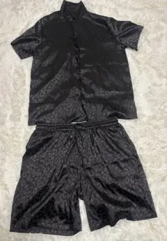 レオパード柄 ヒョウ柄 総柄 半袖シャツ ショートパンツ セットアップ