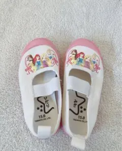 美品！ディズニープリンセス 上履き 15.0サイズ