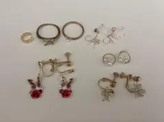 イヤリング イヤーカフ リング セット
