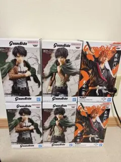 進撃の巨人 BLEACH Grandista フィギュア 6個セット