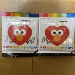 【新品未開封】　セサミ　缶バッチ　サプライズ　セサミストリート　ハート　フェイス