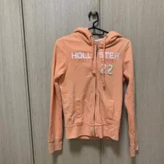 hollister ホリスター　パーカー　Sサイズ　オレンジ　花模様