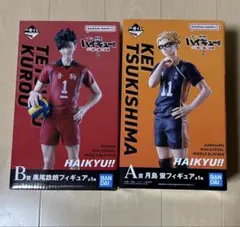 一番くじ　ハイキュー　ゴミ捨て場の決戦2 月島/黒尾フィギュア