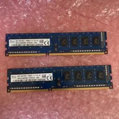 SK hynix DDR3 16GB（8GB×2枚）PC3-12800U - メルカリ