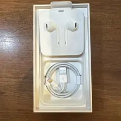 Apple 純正 イヤホン ライトニングケーブル 2点セット