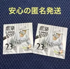 【2枚セット】福岡ソフトバンクホークス 周東佑京 鷹祭 ステッカーのサムネイル