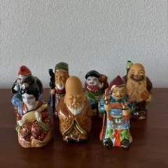 七福神 置物 7体セット　九谷焼