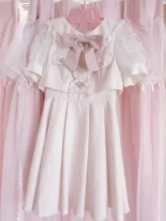 LIZLISA ツイードセットアップ風ワンピース