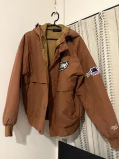 XLARGE ブラウン ナイロンジャケット S