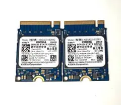 ②-WA308 KIOXIA NVMe 256GB SSD 2点