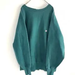 チャンピオン リバースウィーブ L グリーン 90s トリコタグ アメリカ製