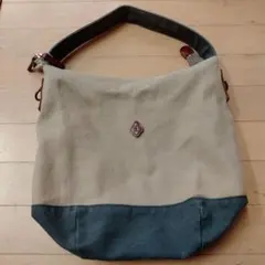 クレドラン　キャンバスショルダーバッグ