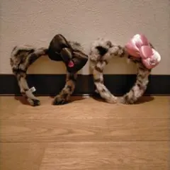 USJ キティヒョウ柄　カチューシャ×2