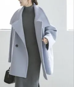 Noble ノーブル　スタンドカラー　オーバーコート