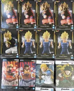 プライズフィギュアまとめ売り 7種類12体ドラゴンボール＆ヒロアカ