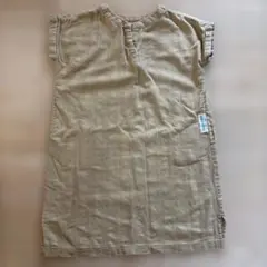 FORK&SPOON kids 120cm ベージュ　ノースリーブ　ワンピースのサムネイル
