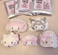 サンリオ ホワイトフリル シークレットヘアクリップ まとめ売り