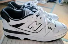 New Balance 550 ホワイト/ブラック スニーカー