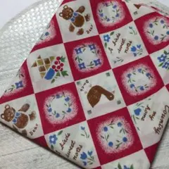 ステンシル風カントリー生地