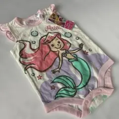 新品　ディズニー　プリンセス　アリエル　Ariel ロンパース　70