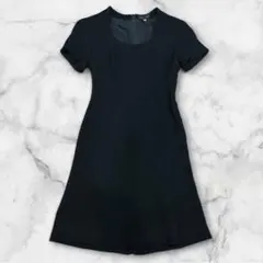 yoshie inaba ノースリーブワンピース シルク ブラック 9号 - メルカリ