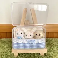 おでかけケース　お布団付き　持ち運び　収納　推し活　赤ちゃん　5cmぬいグッズ