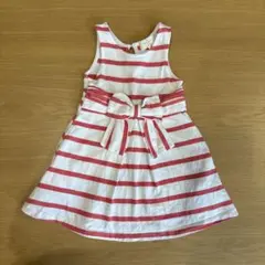 kate spade NEW YORK ボーダー ワンピース 90リボン　女の子のサムネイル