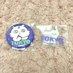 【新品】ちいかわ あのこ 缶バッジ アクリルスタンド