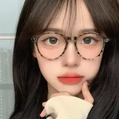 ★SAIL中★伊達メガネ　ボストン　ユニセックス　クリア　ヒョウ　迷彩　おしゃれ