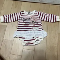 70センチ　女の子　ロンパース　長袖