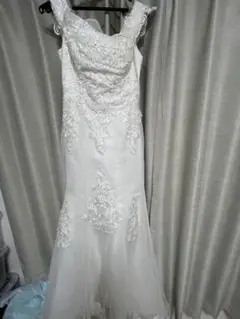 ホワイト マーメイドウェディングドレス