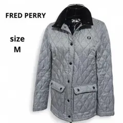 フレッドペリー FRED PERRY キルティングジャケット 千鳥格子 Mサイズ