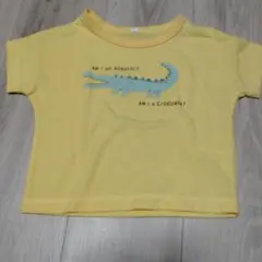 ベビーTシャツ　80cm　ワニ