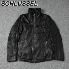 ジャケット・アウター 00s SCHLUSSEL High Neck Leather Jacket 00s SCHLUSSEL High Neck Leather Jacket