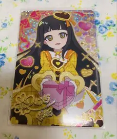 ひみつのアイプリ　6弾　つむぎ　サイン　バレンタインレターイエロー