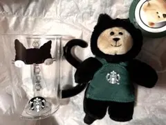スタバ ハロウィン ベアリスタMini 耐熱グラスマグキャット　2025