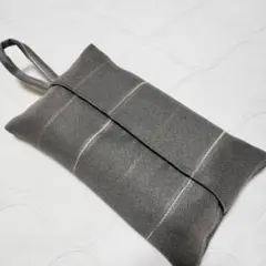 【101】スリムボックスティッシュカバー　グレー