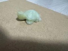 天然石 亀 置物