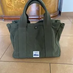 ALBERTON アーミーダック カーキ　トート　帆布　BAGGY'SANNEX